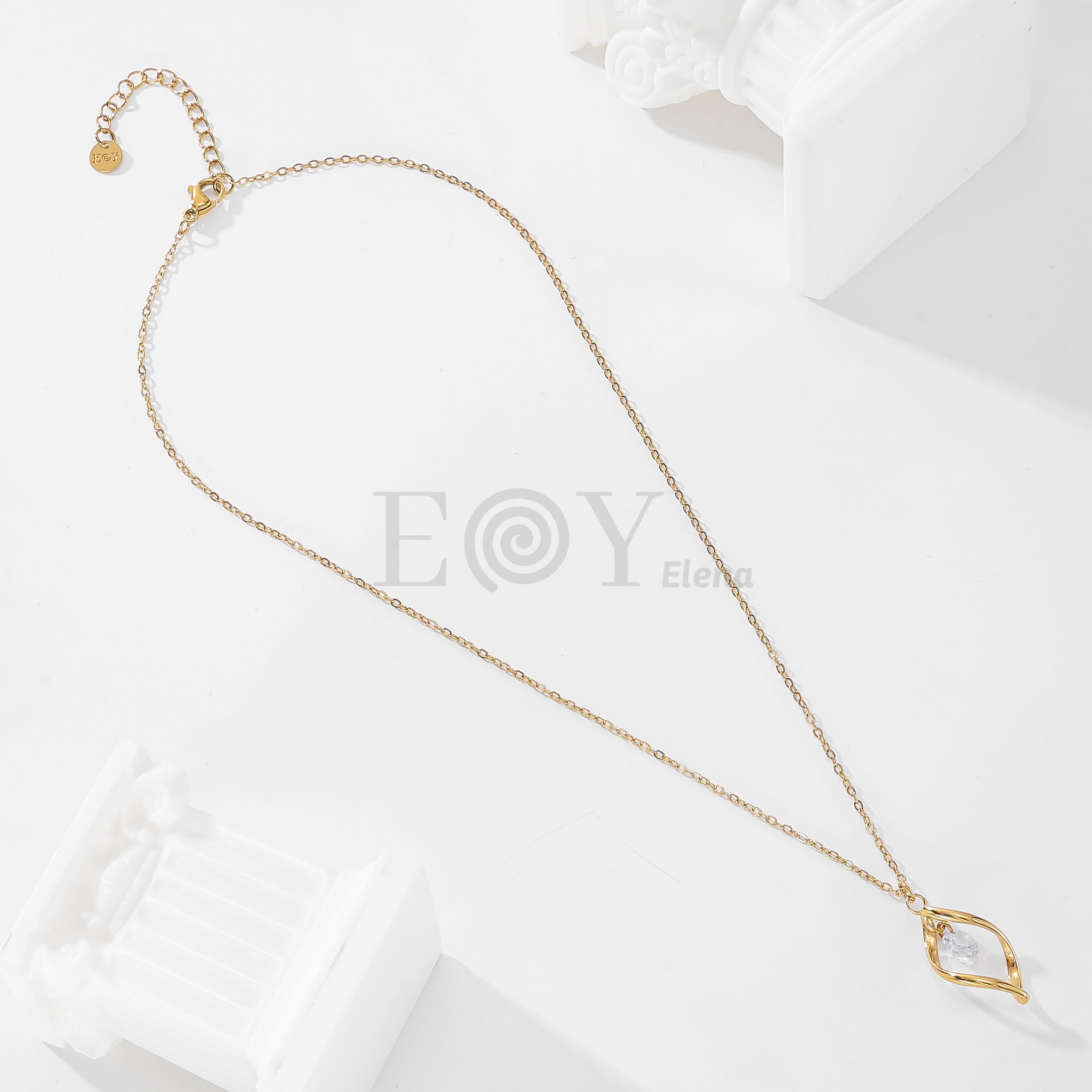 Collar ondulación y perla