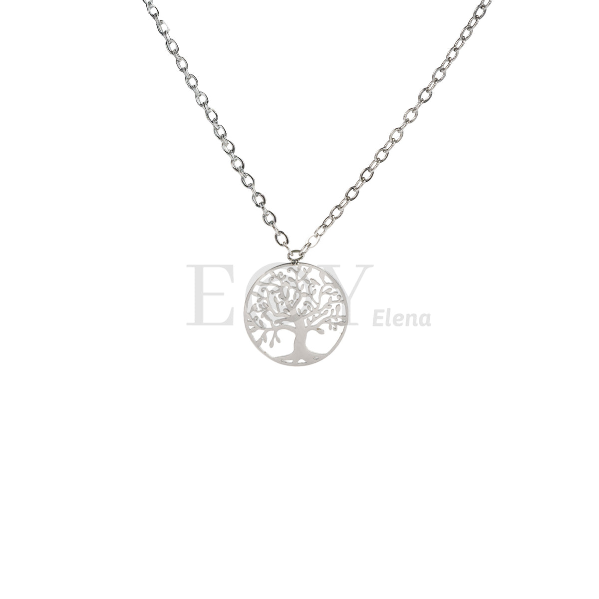 Collar árbol de la vida acero