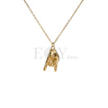 Collar mano acero