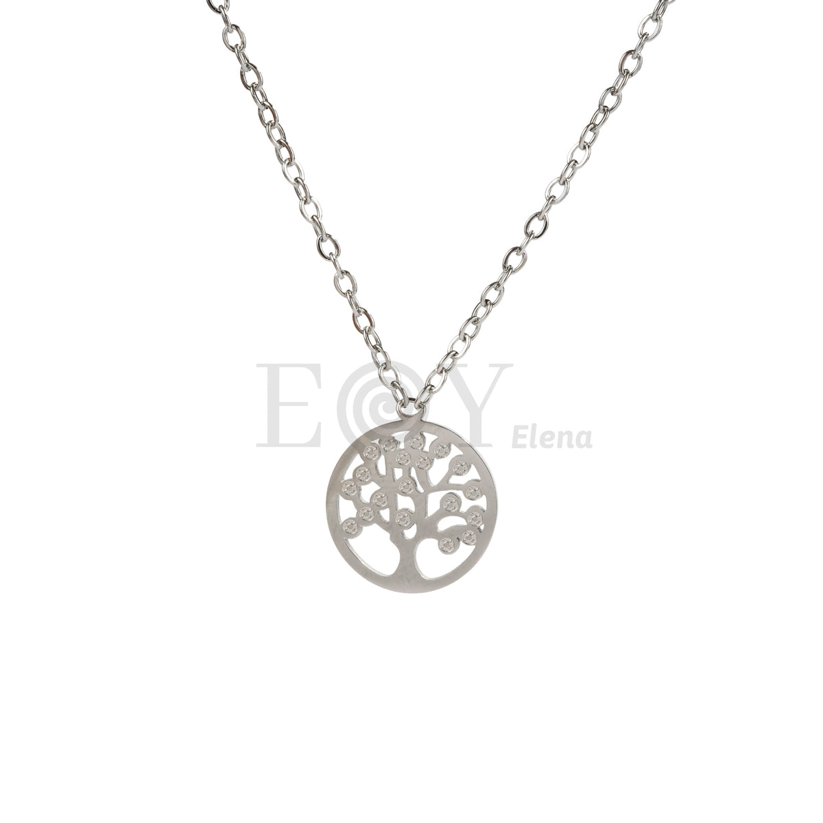 Collar árbol de la vida acero