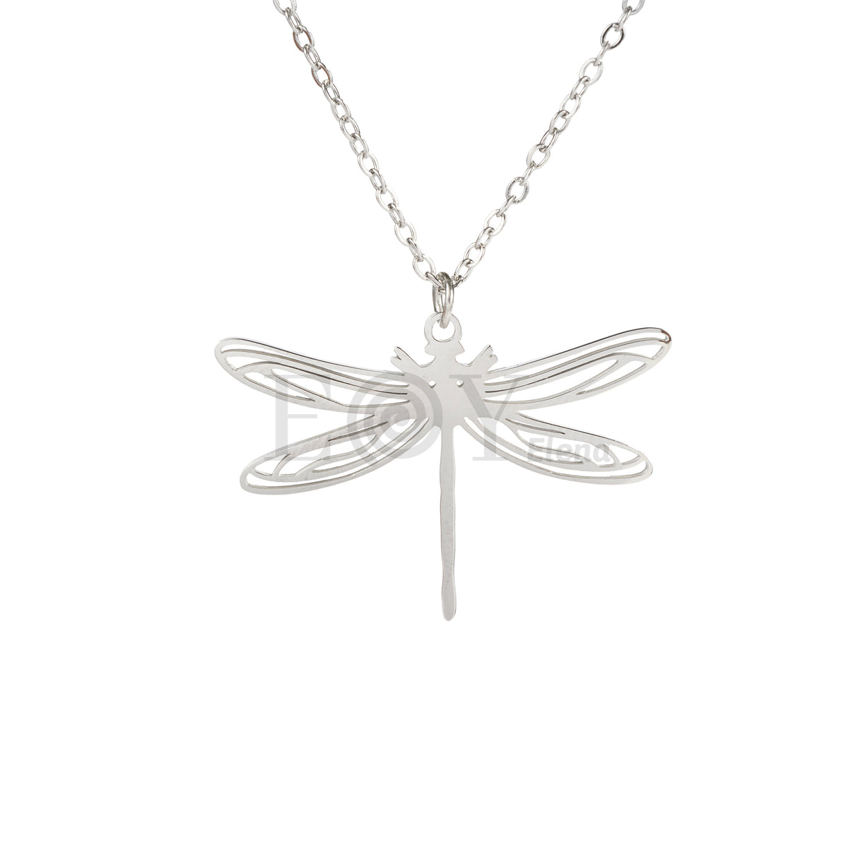 Collar libélula acero