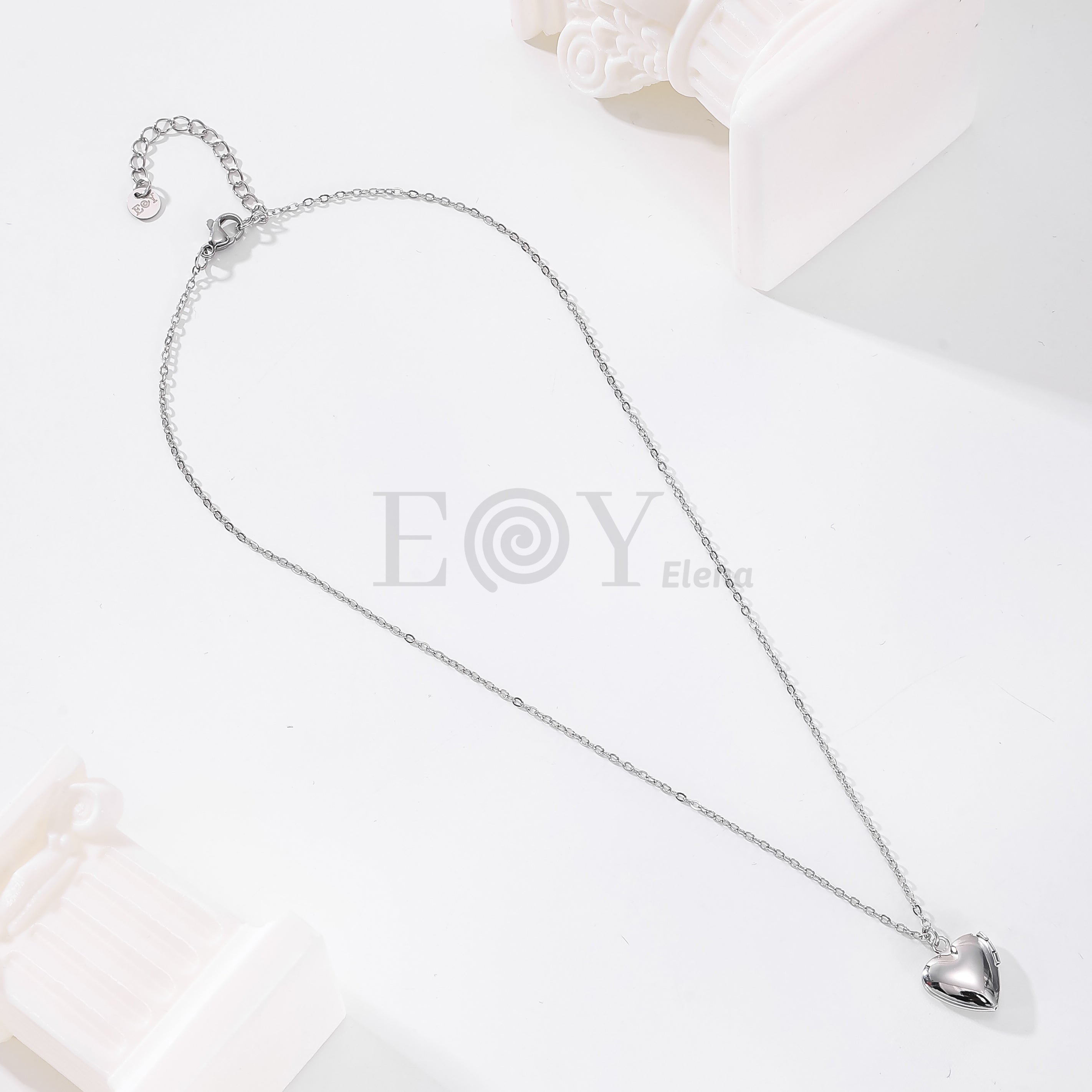 Collar corazón para fotos