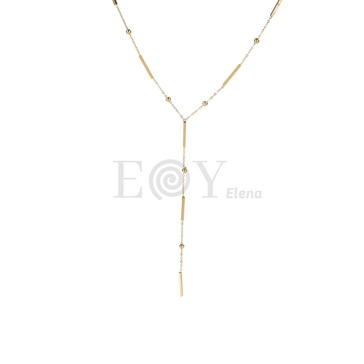 Collar con barra acero