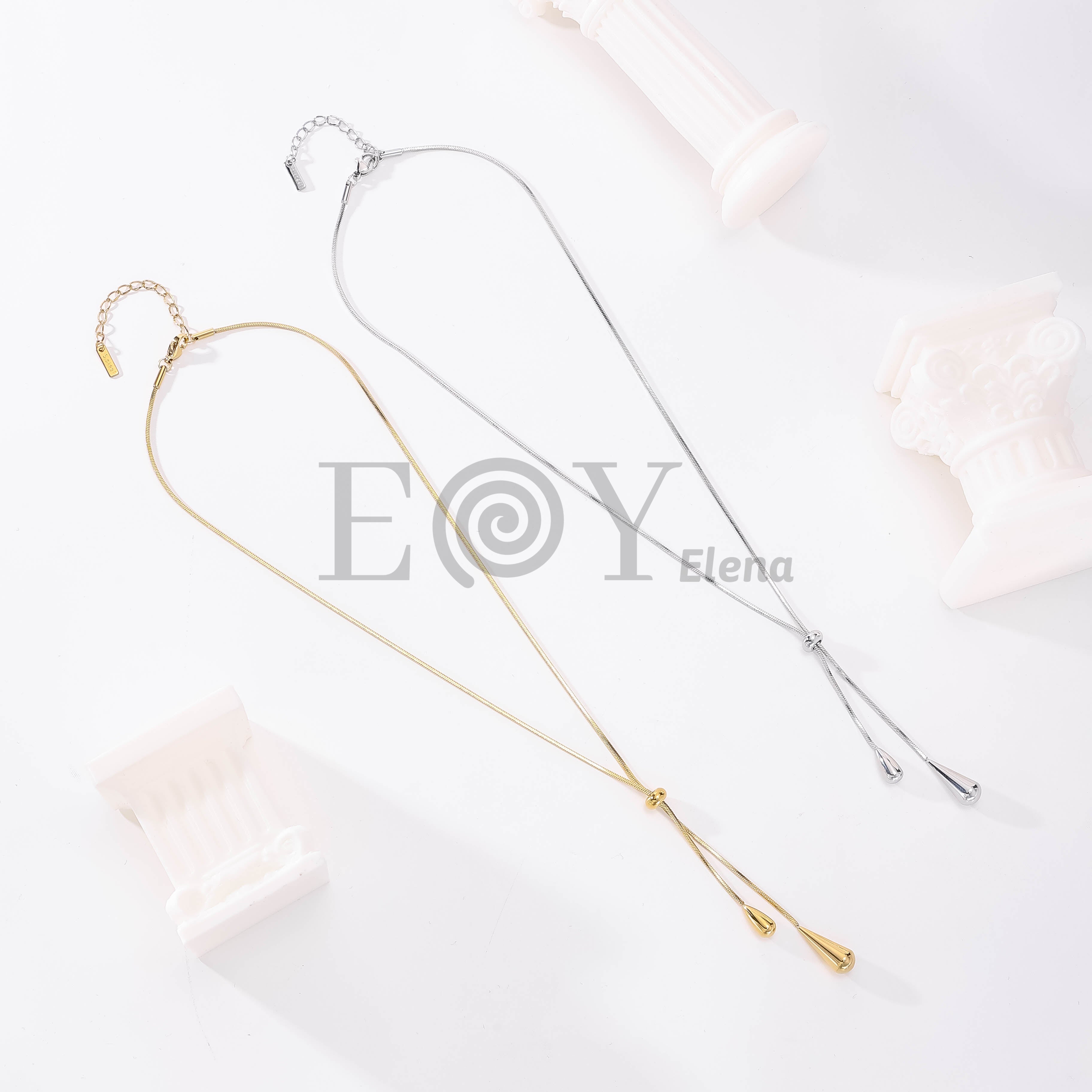 Collar Corbatero Ajustable de Acero Inoxidable