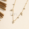Collar cruces y circonitas