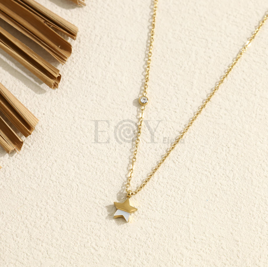 Collar estrella con nacar