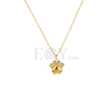Collar huella animal circonitas acero