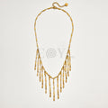 Collar Cascada Elegance de Acero Dorado