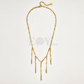 Collar Cascada Minimalista de Acero Dorado