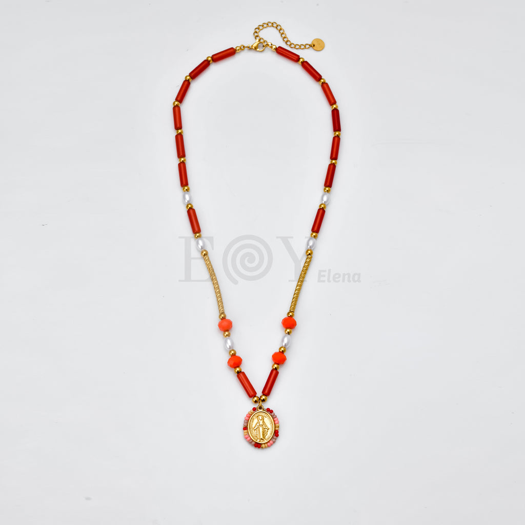 Collar Virgen Milagrosa color