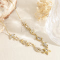 Collar charms mar con circonitas