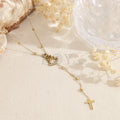 Collar Virgen del Rocío con cruz