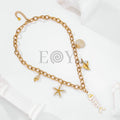 Collar pez blanco con charms