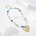 Collar Corazón Mediterráneo Azul