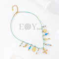 Collar cuerda con charms