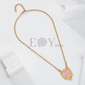 Collar corazón con ojo