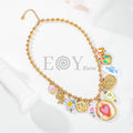 Collar charms colores