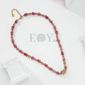 Collar bolas colores