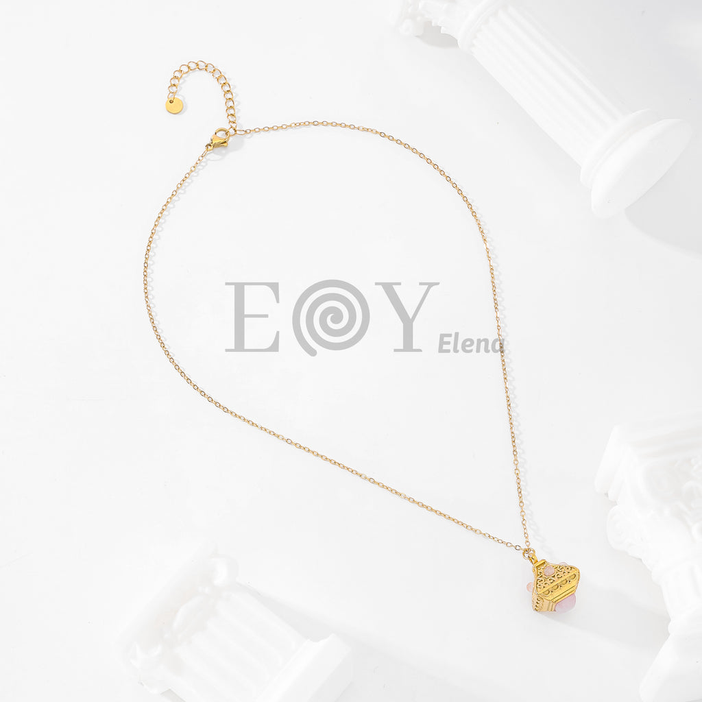 Collar piedra color