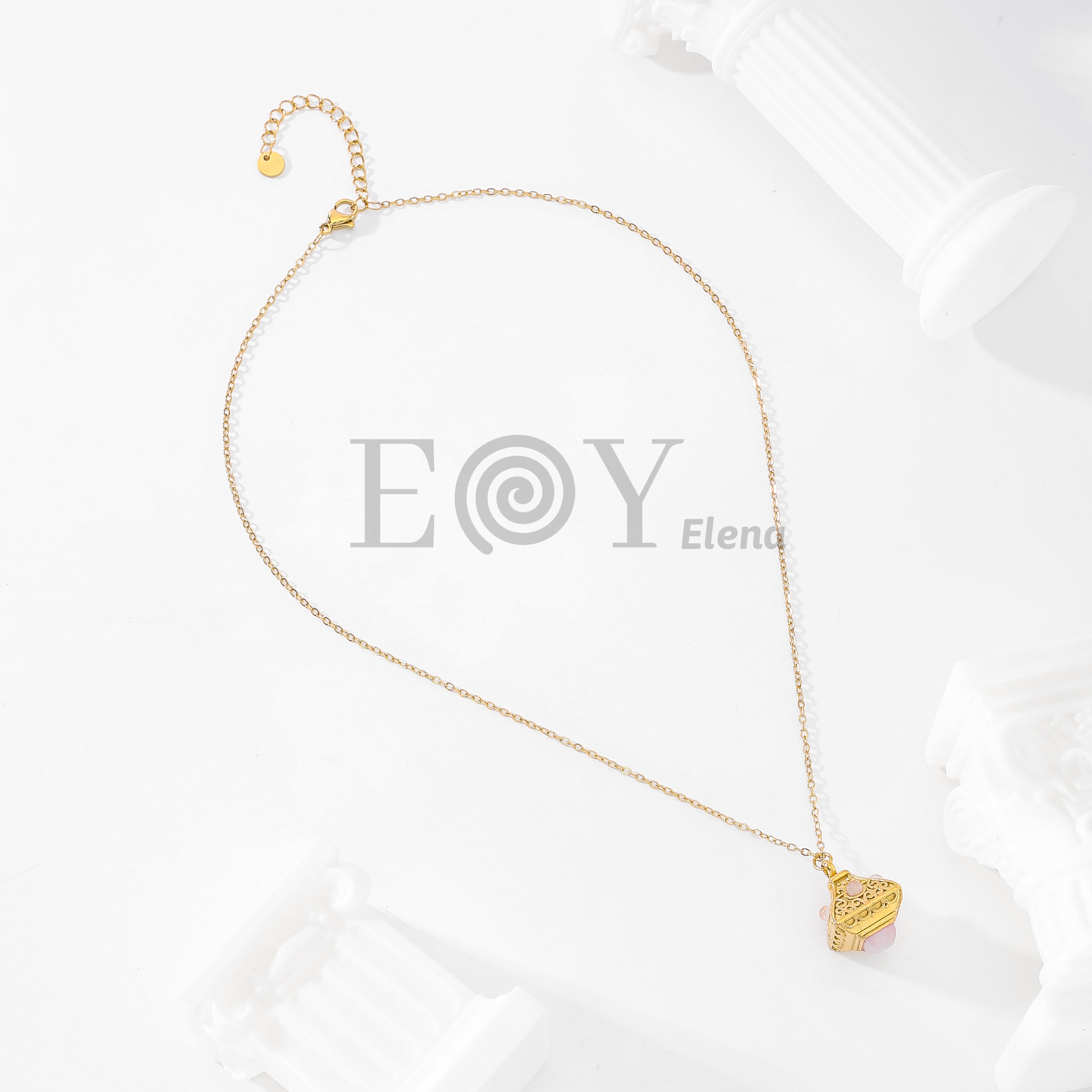 Collar piedra color