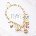 Collar cadena con charms
