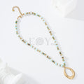 Collar piedras con aro central