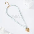 Collar bolas con corazón
