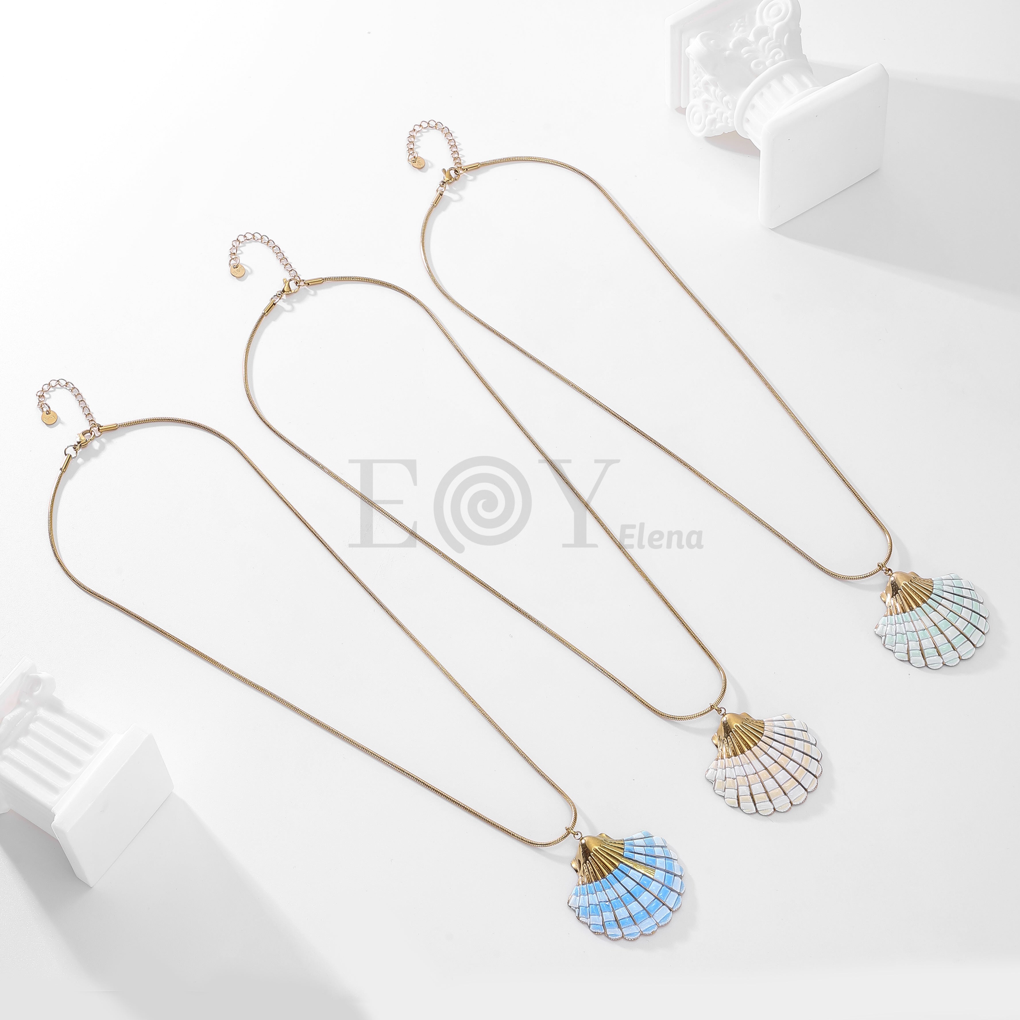 Collar concha colores