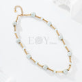 Collar bolas perlas