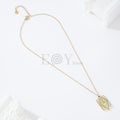 Collar chapa azul