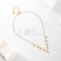 Collar con charms de vírgenes y circonitas