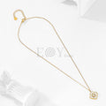 Collar flor nacar