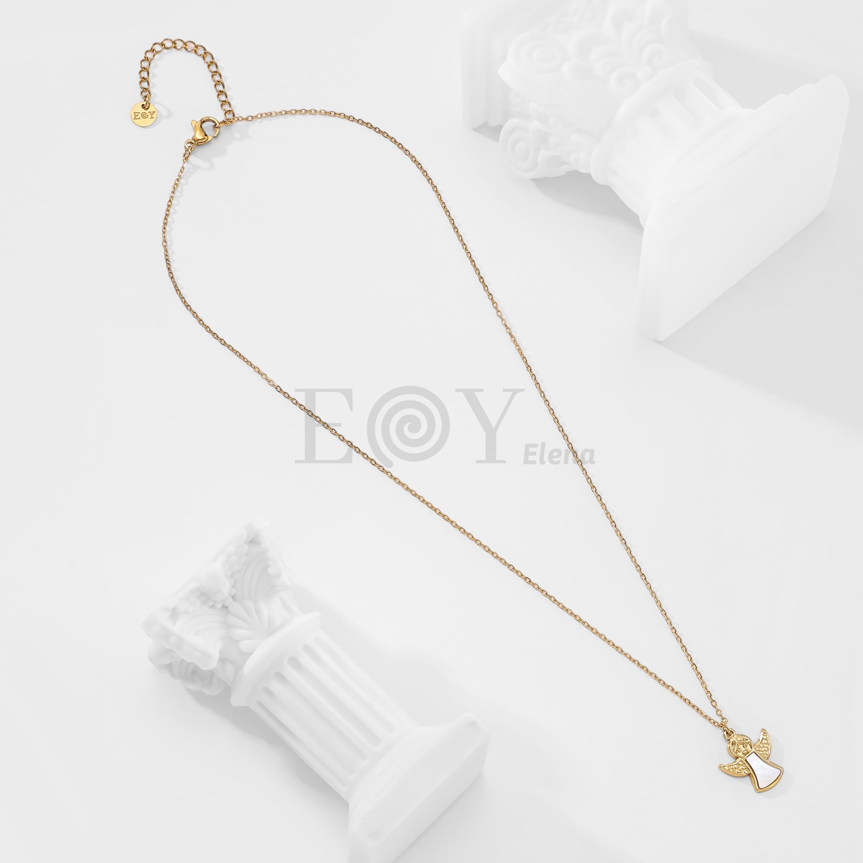 Collar ángel con nacar