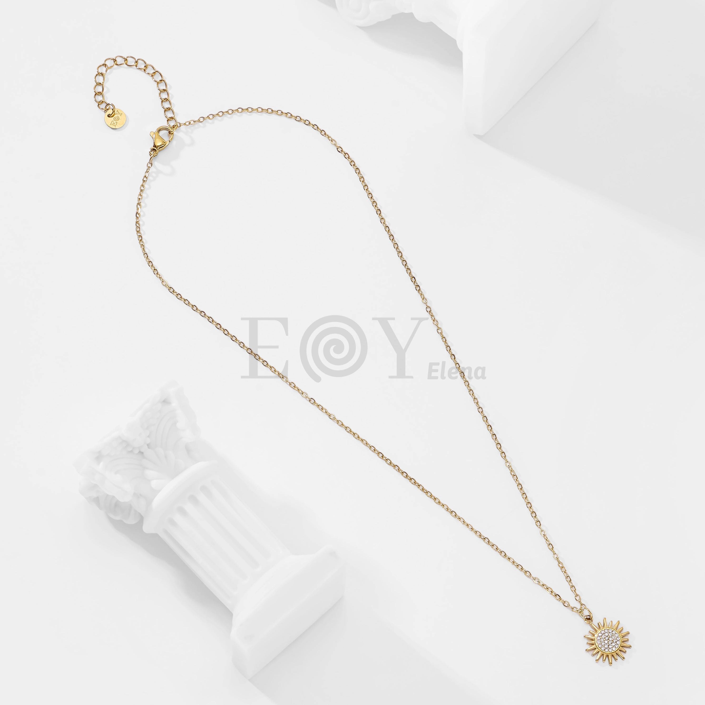 Collar sol circonitas