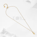 Collar figura con circonitas