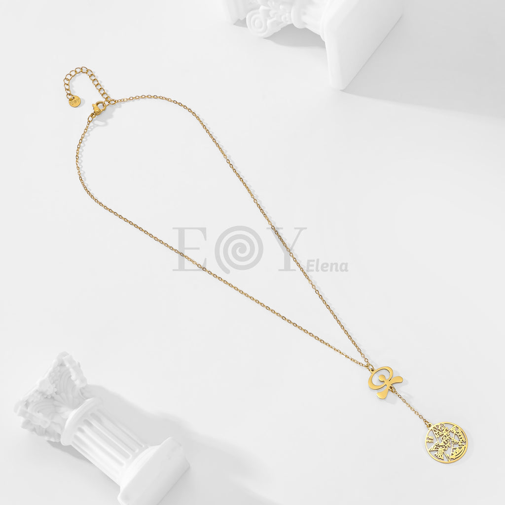 Collar doble protección Indalo y estrella