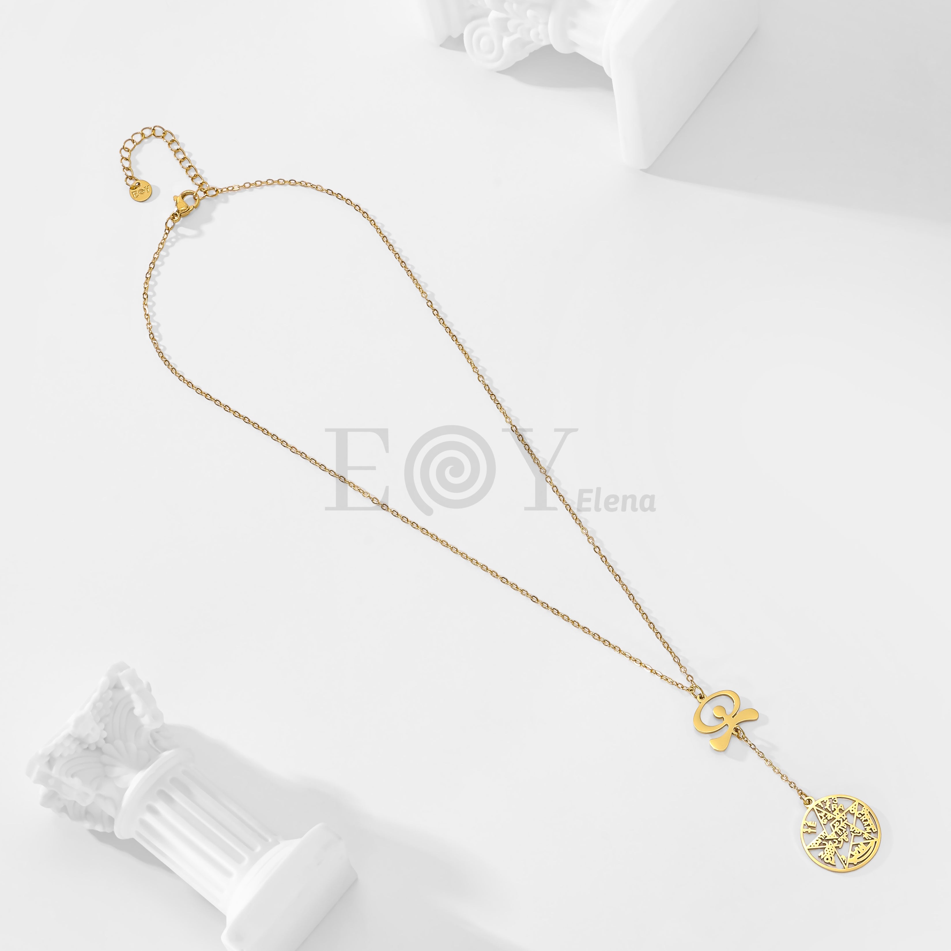 Collar doble protección Indalo y estrella