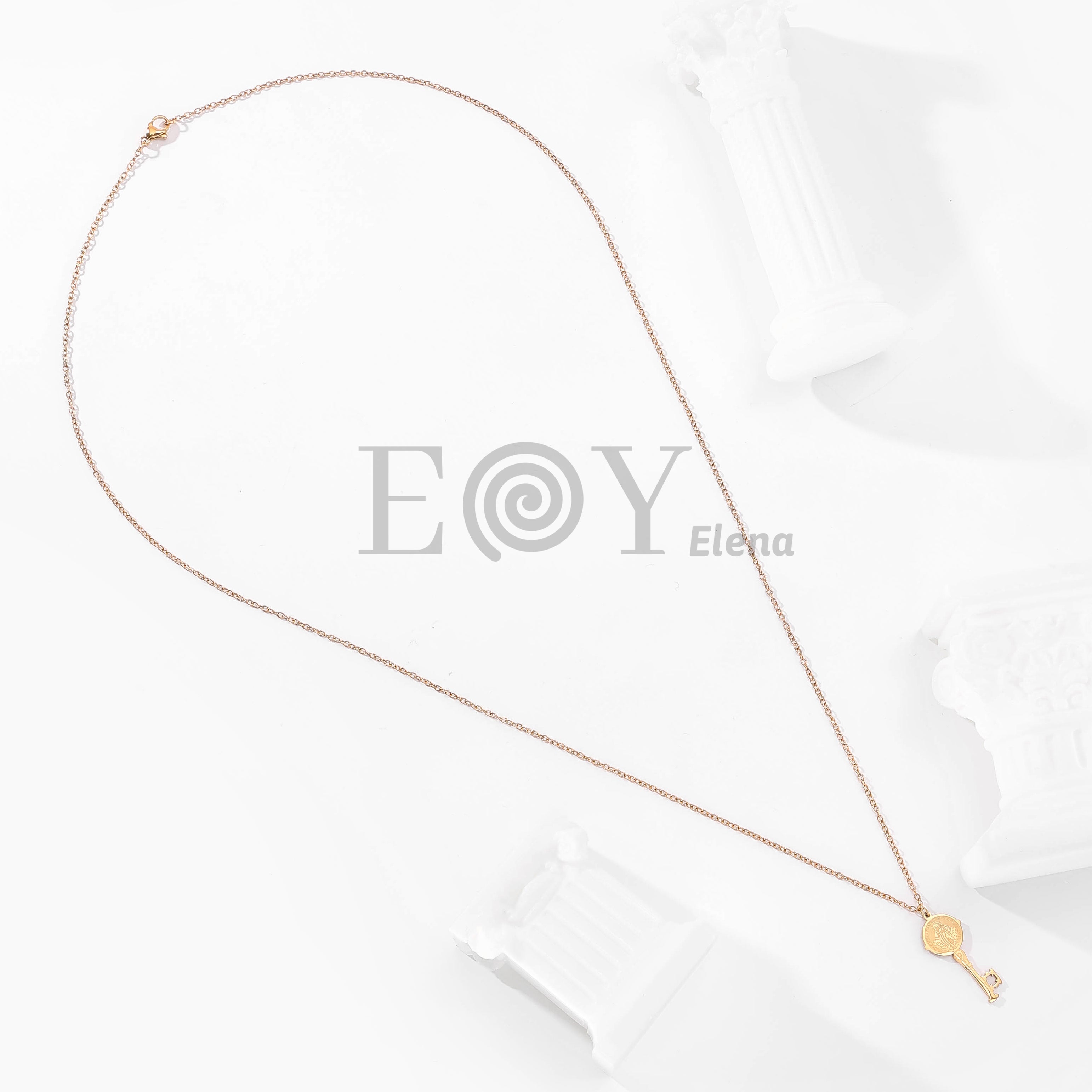 Collar llave Vírgen de la Milagrossa