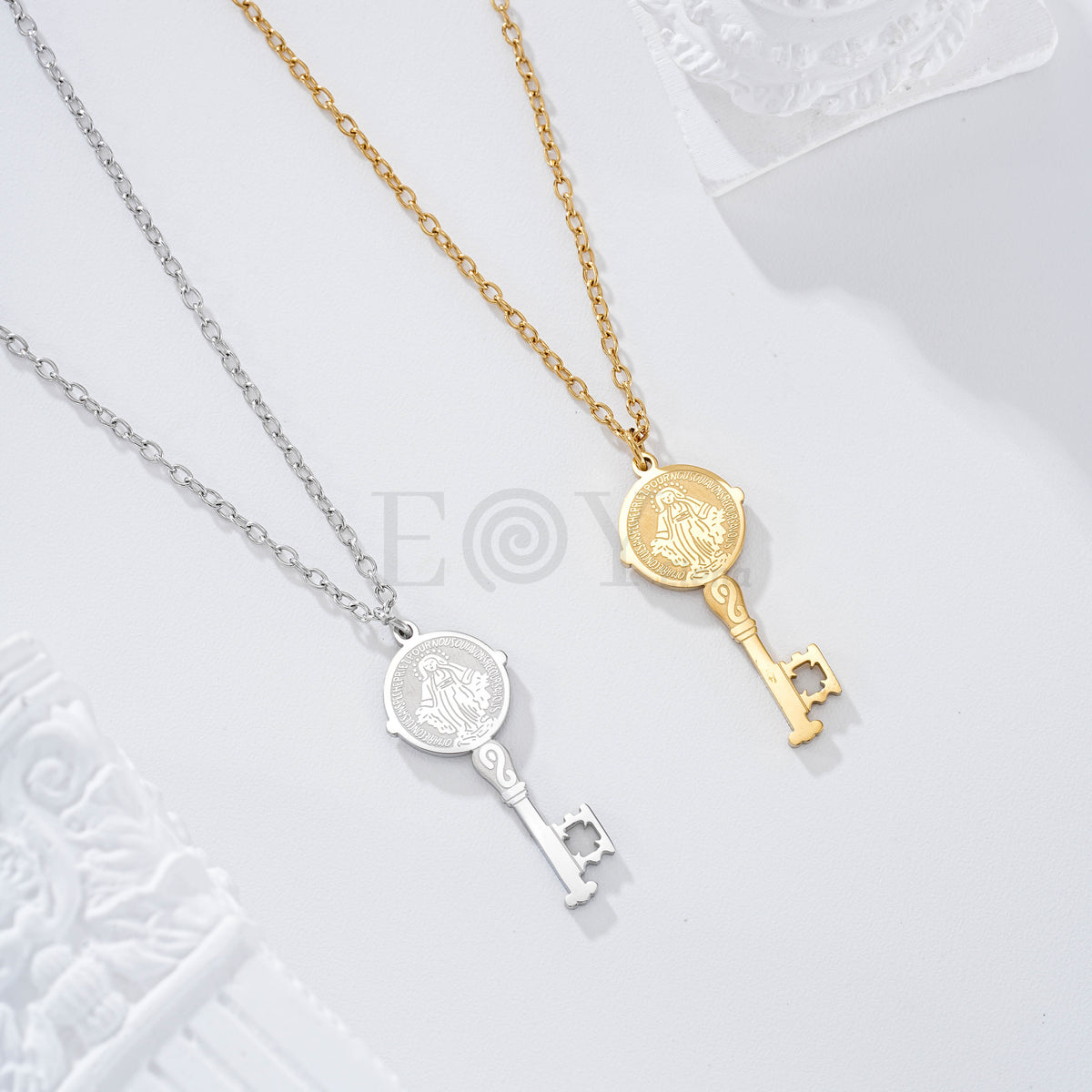 Collar llave Vírgen de la Milagrossa