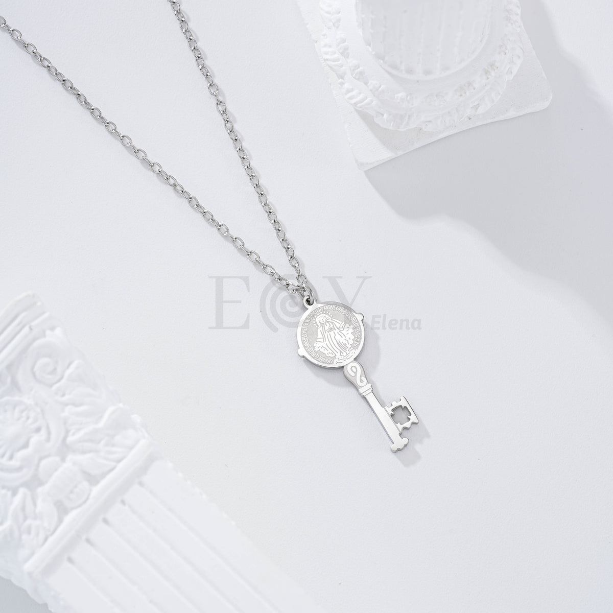Collar llave Vírgen de la Milagrossa