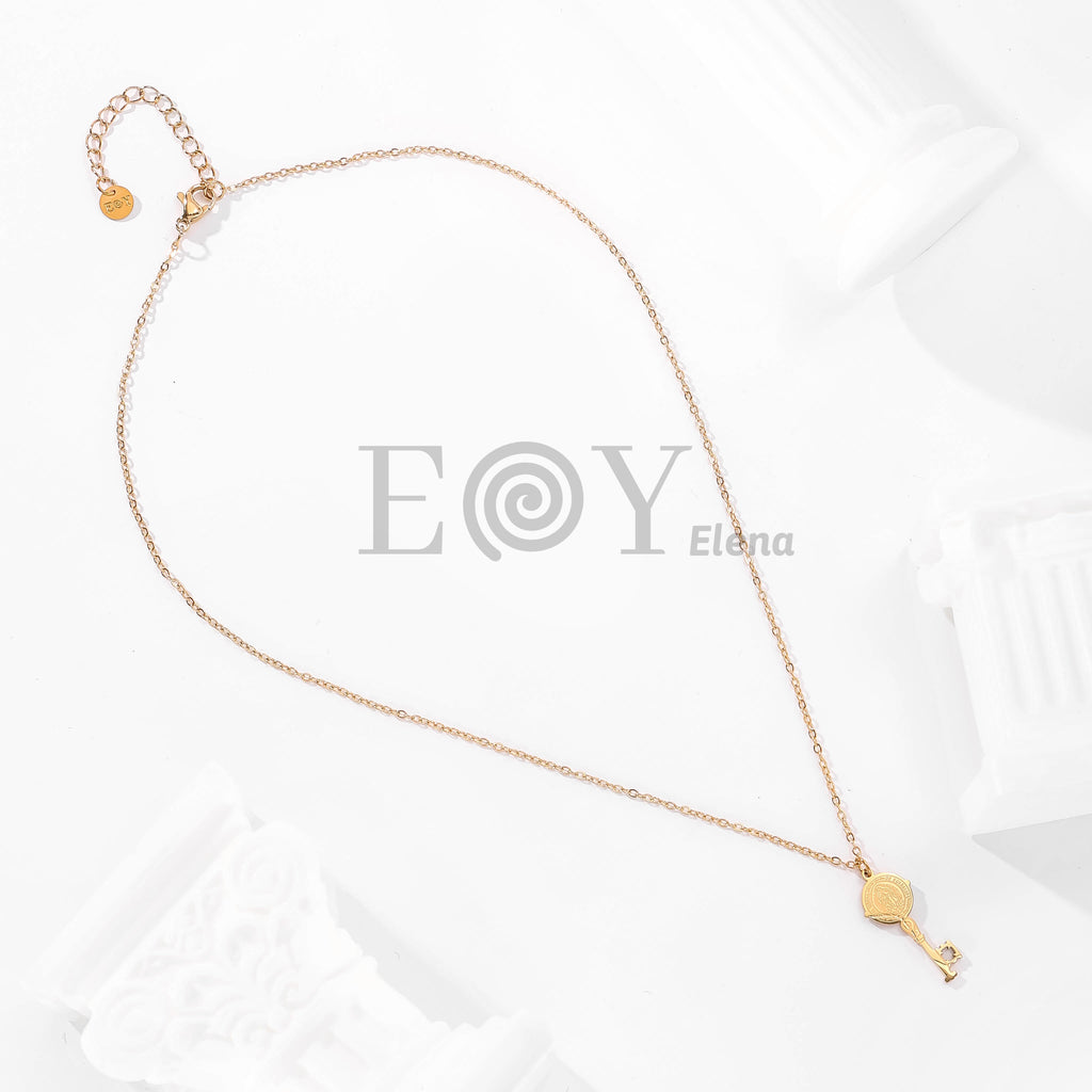 Collar llave con Vírgen de Guadalupe