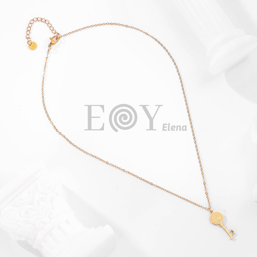 Collar llave Vírgen de la Milagrosa