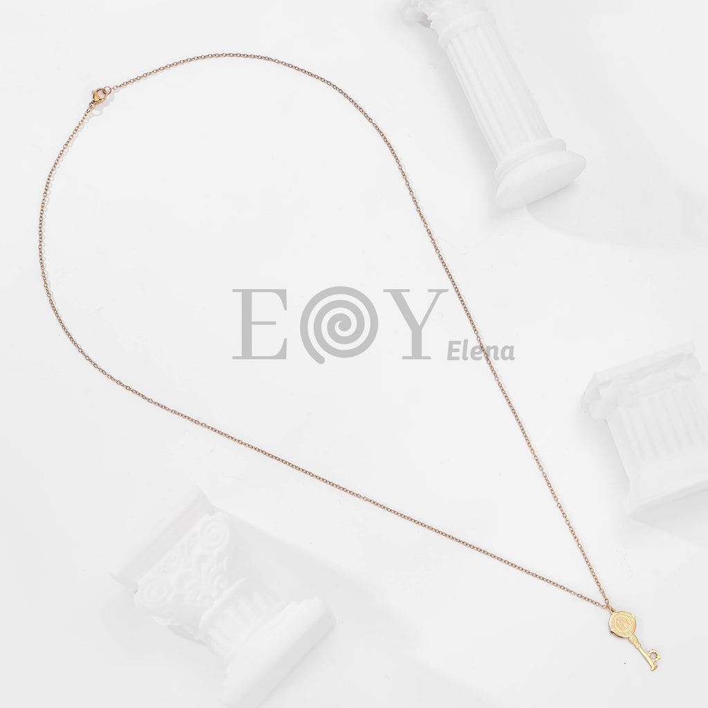 Collar llave con Vírgen de Guadalupe