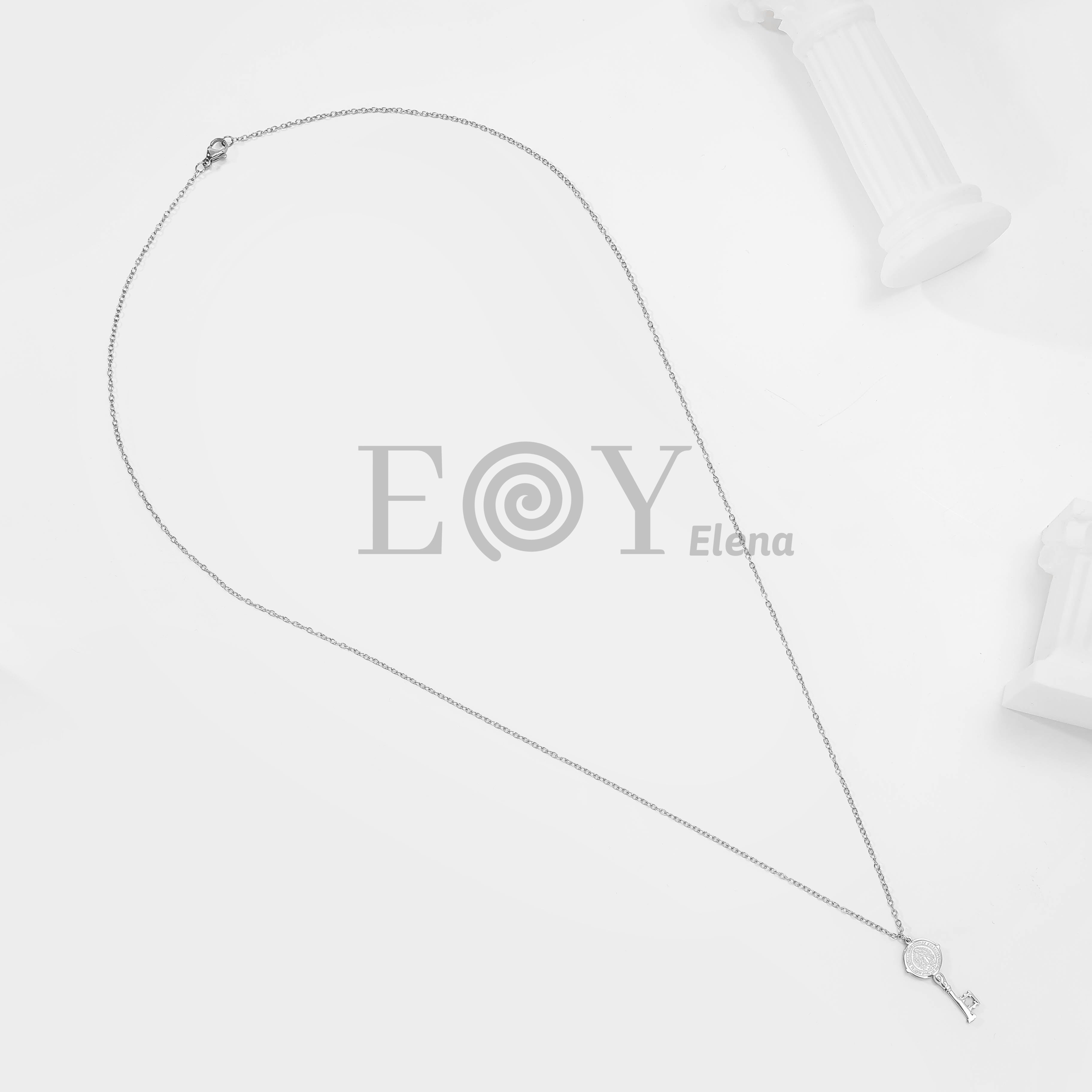 Collar llave con Vírgen de Guadalupe
