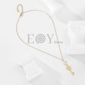 Collar con nudo de bruja y llave de Vírgen de Guadalupe