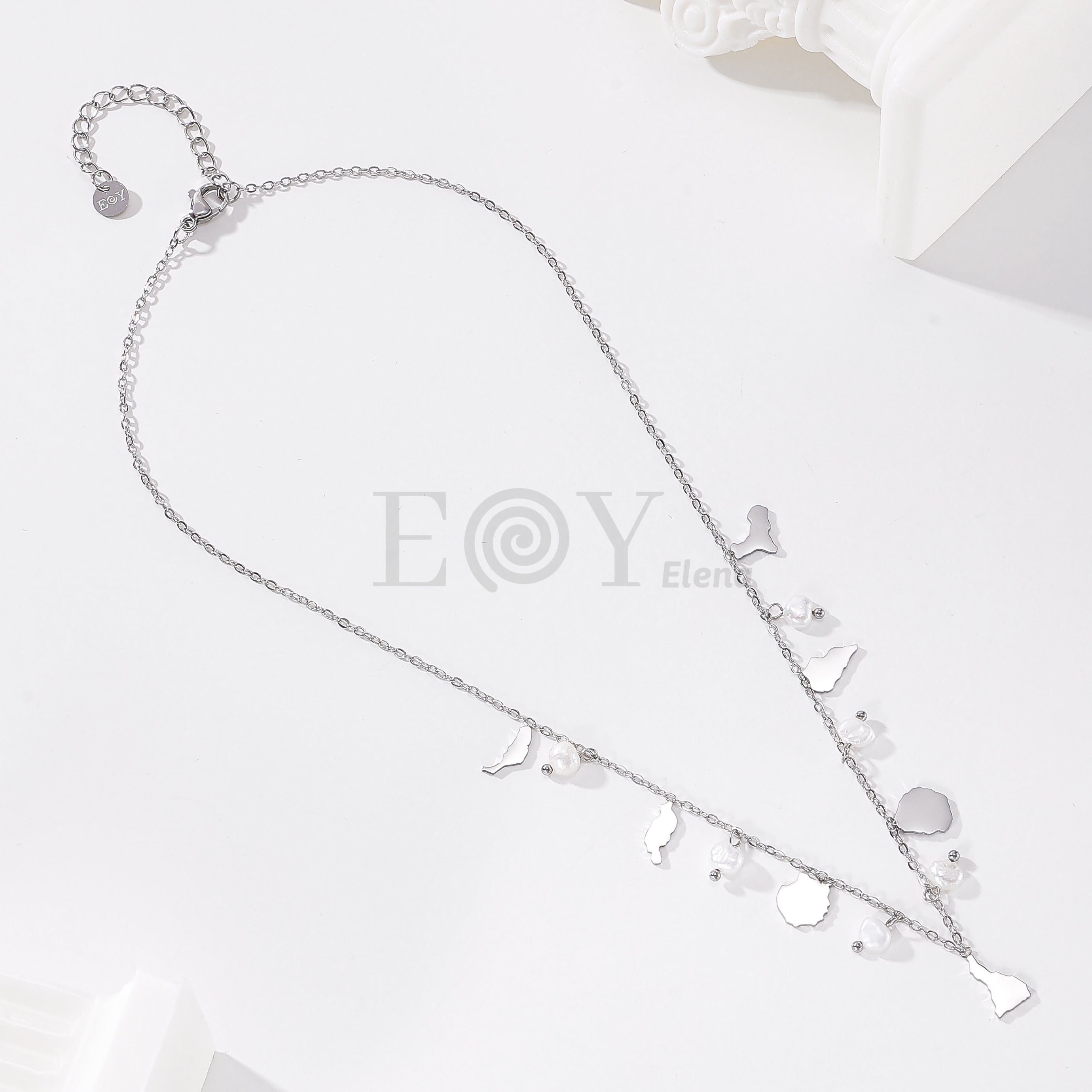 Collar canarias con perlas