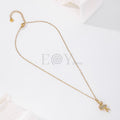 Collar bailarina con circonitas