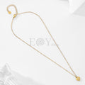 Collar candado corazón con ojo