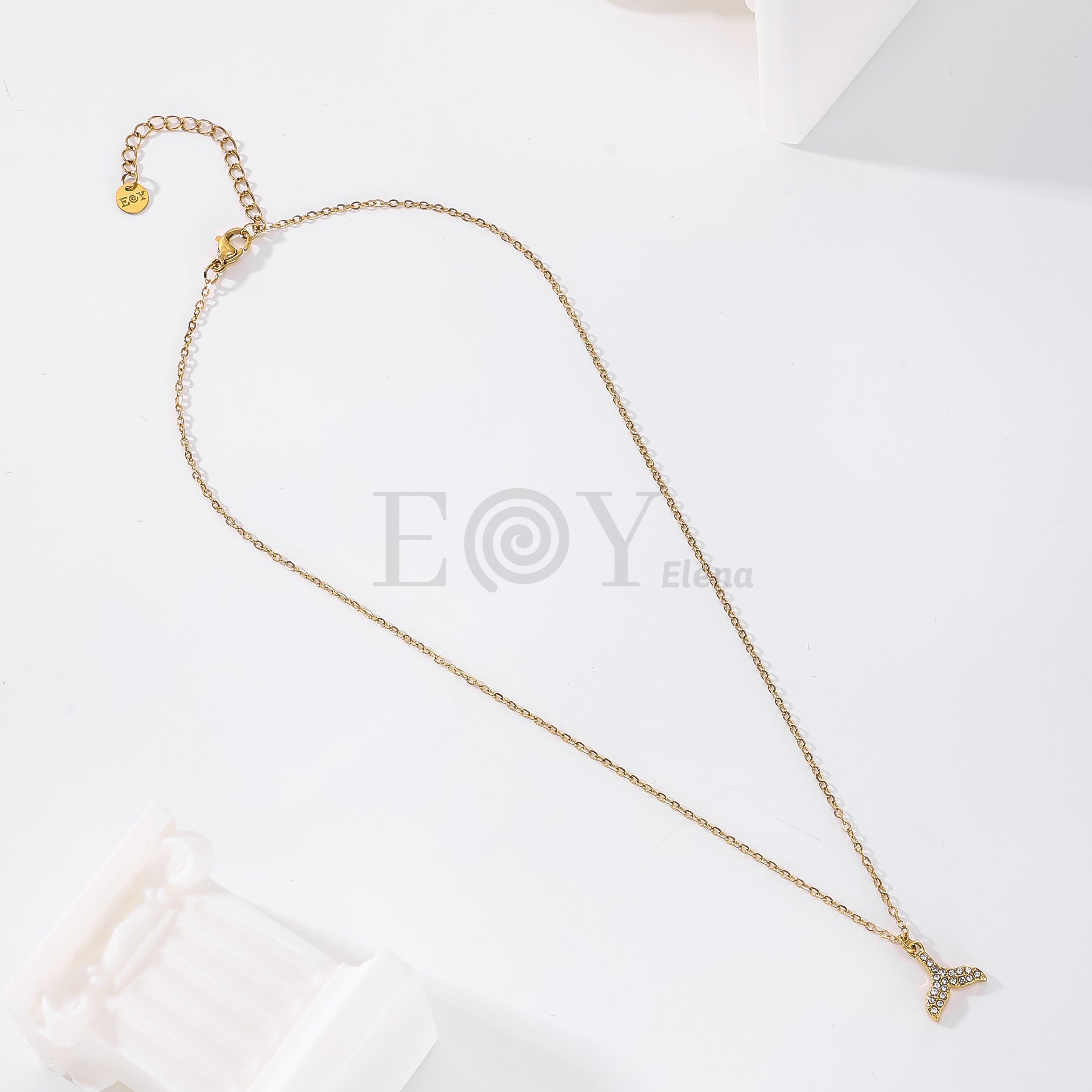 Collar cola de sirena circonitas
