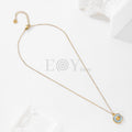 Collar chapa color y concha